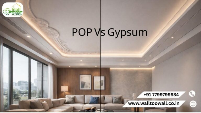 Difference Between POP and Gypsum False Ceiling